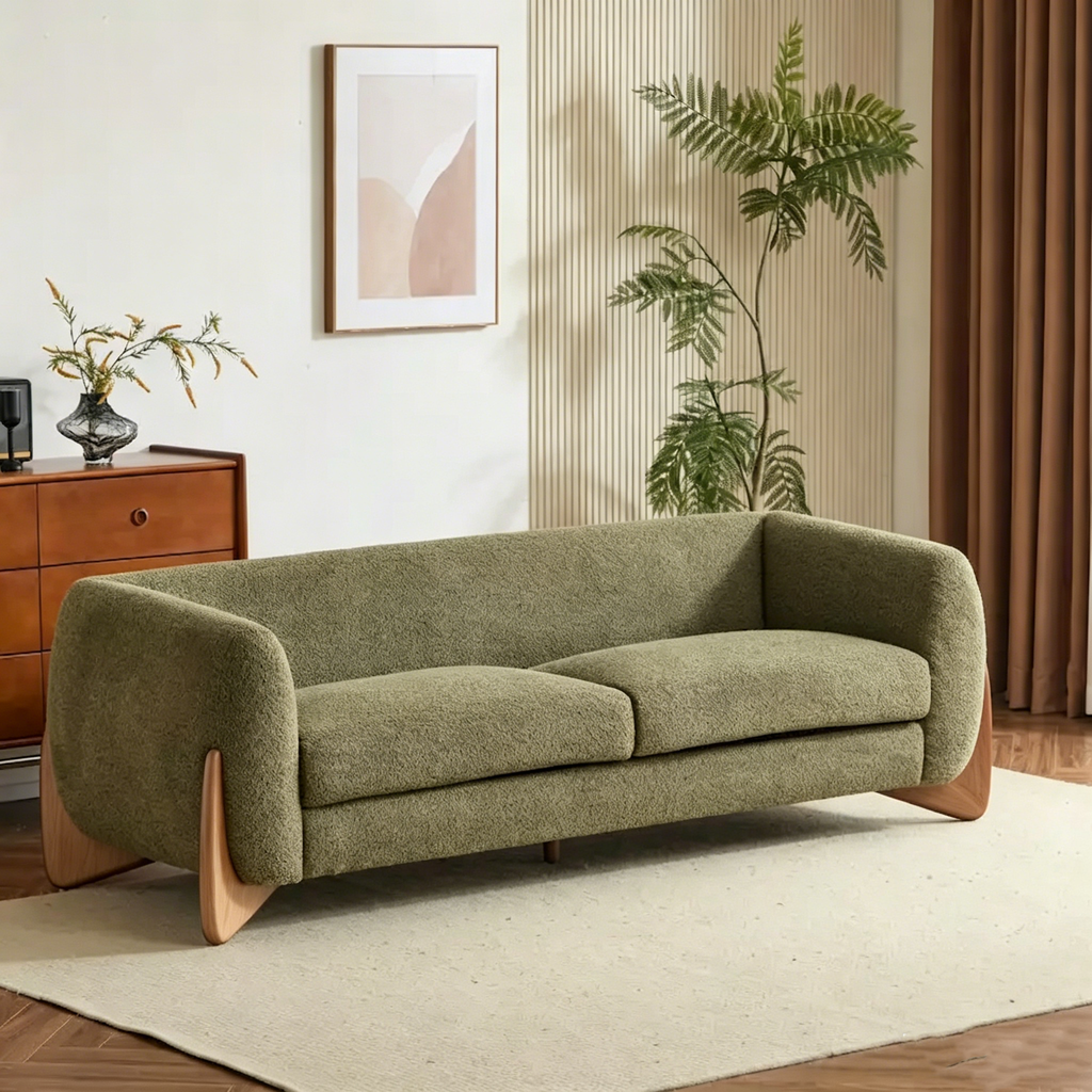 Dreisitzer-Sofa mit weicher Polsterung