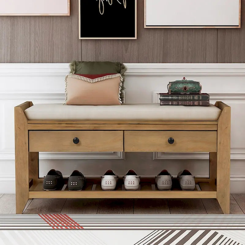 Multipurpose Storage Bench Shoe Rack