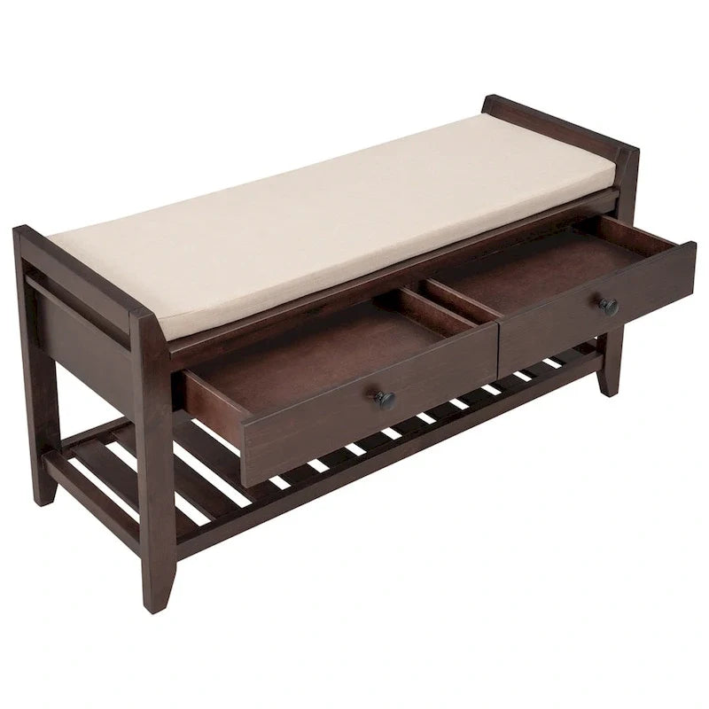 Multipurpose Storage Bench Shoe Rack