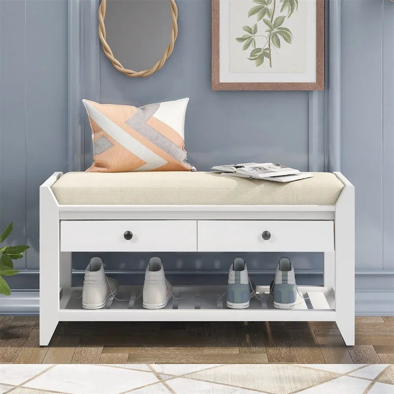 Multipurpose Storage Bench Shoe Rack