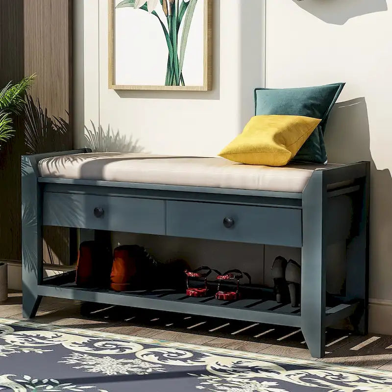 Multipurpose Storage Bench Shoe Rack