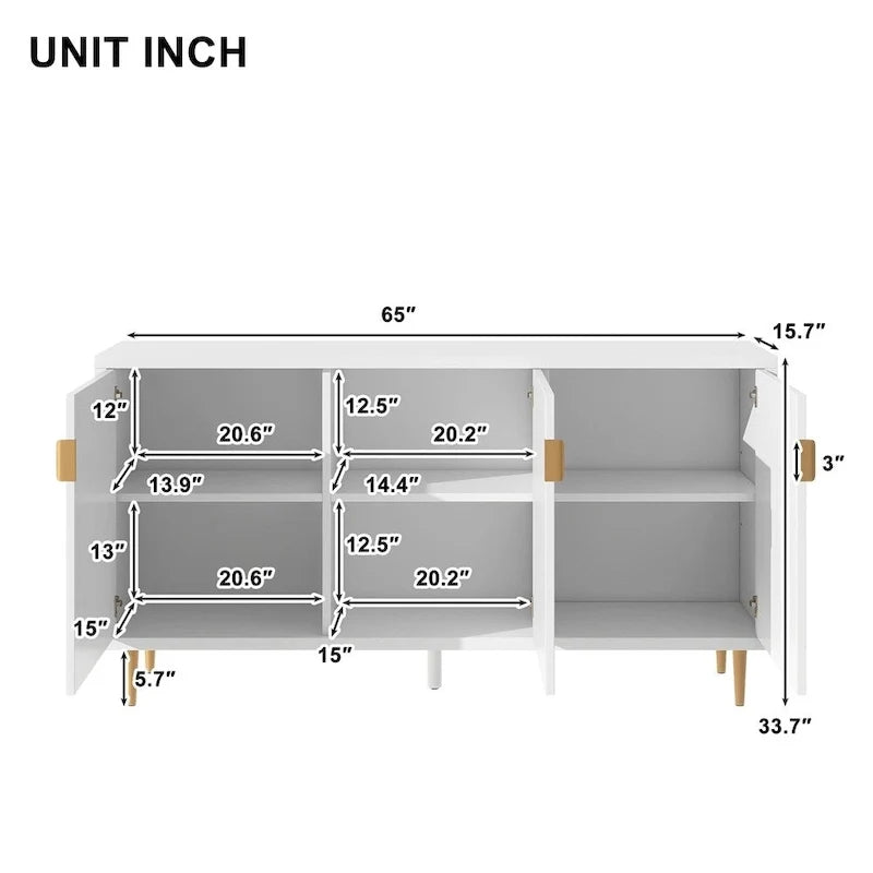 Meuble console TV moderne