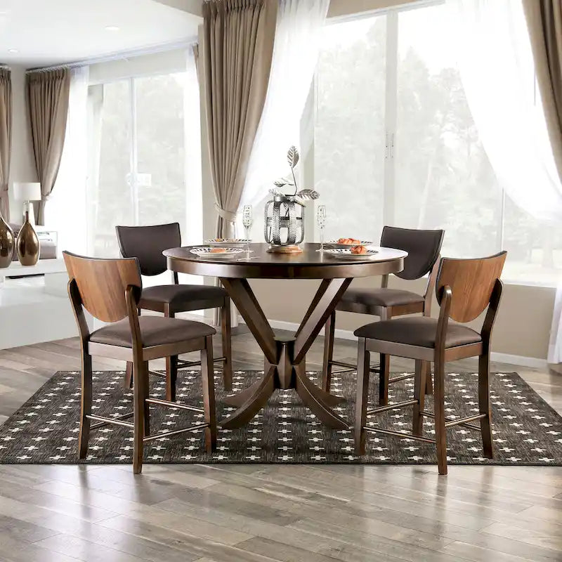 Mesa de bar de madera maciza de 53 pulgadas (solo mesa)