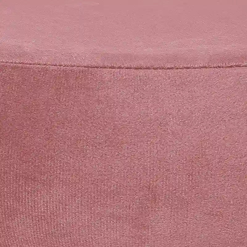 Round Velvet Ottoman Upholstered Foot Stool