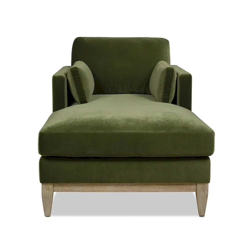 Chaiselongue mit Performance-Samtbezug, 65 Zoll