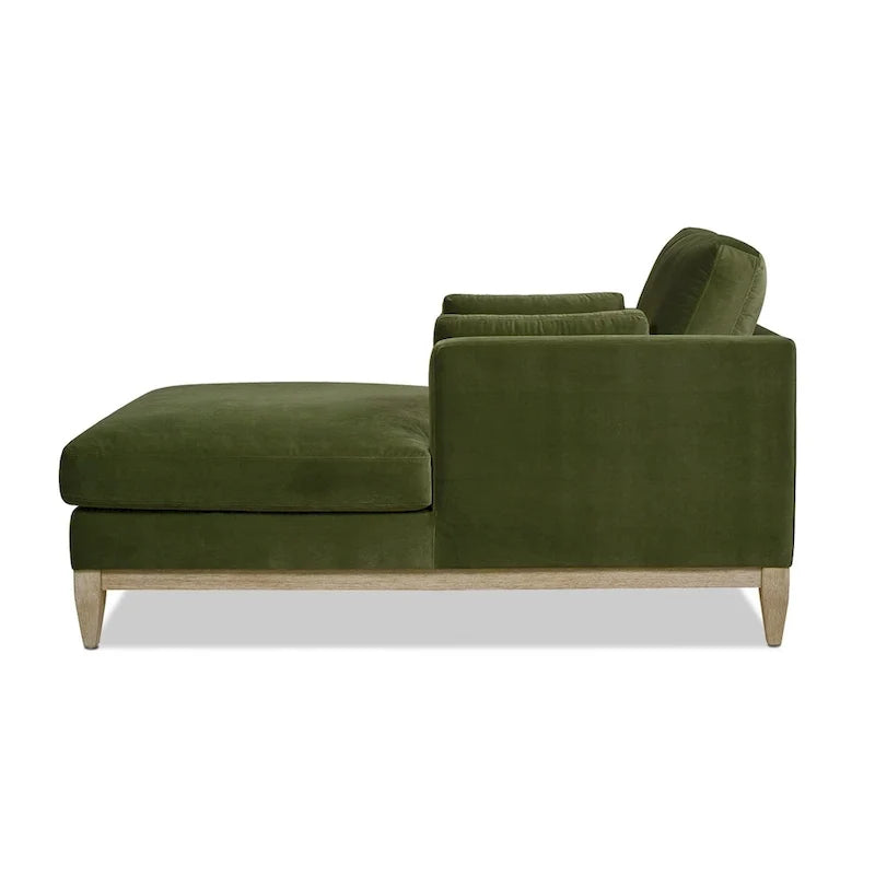 Chaiselongue mit Performance-Samtbezug, 65 Zoll