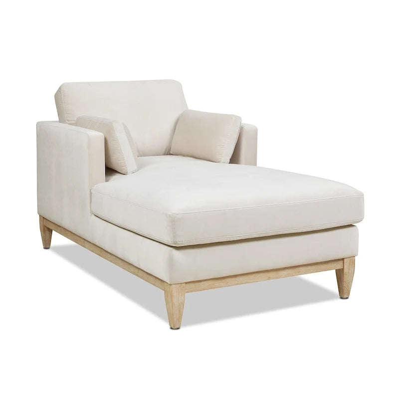 Chaiselongue mit Performance-Samtbezug, 65 Zoll