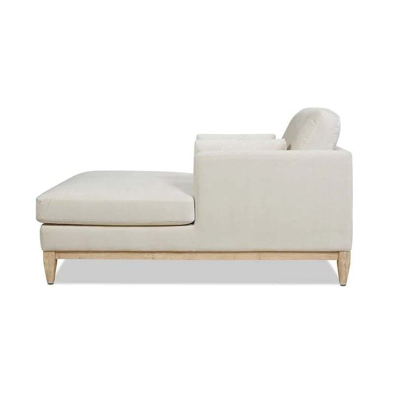 Chaiselongue mit Performance-Samtbezug, 65 Zoll