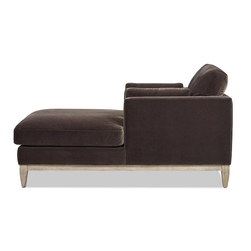 Chaiselongue mit Performance-Samtbezug, 65 Zoll