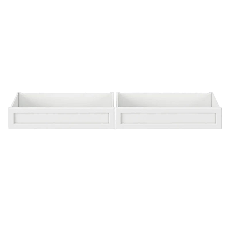 Cajones de almacenamiento bajo la cama para camas Twin-Full, estilo moderno de mediados de siglo