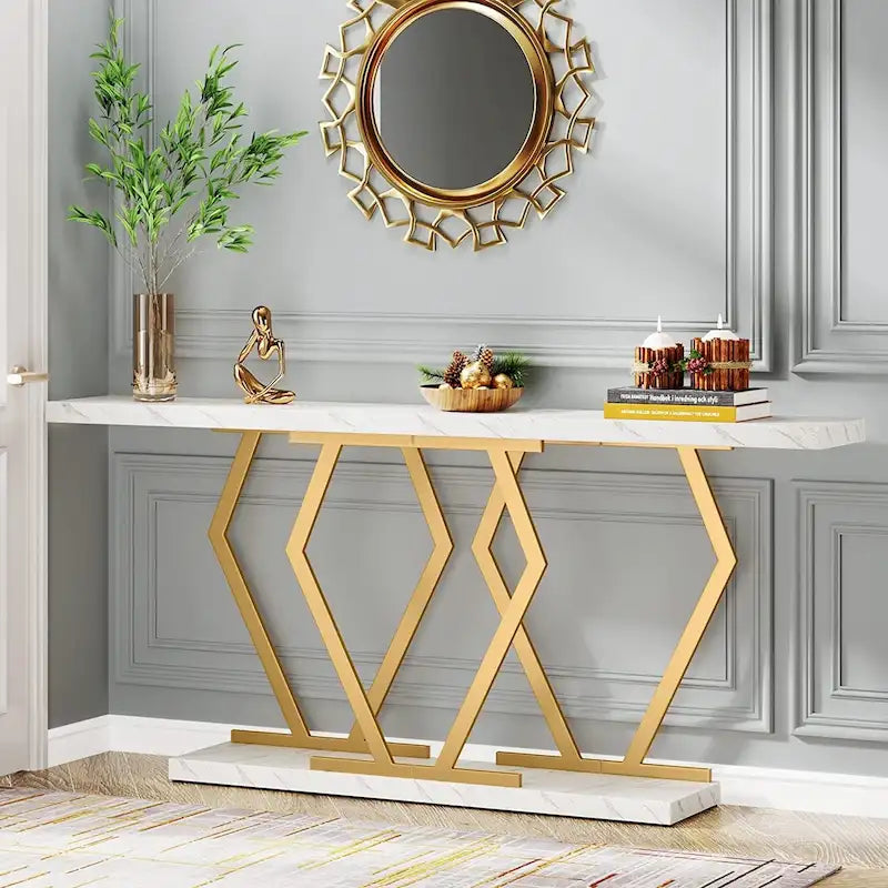 Long Sofa Console Table for Entryway,Hallway Accent Tables