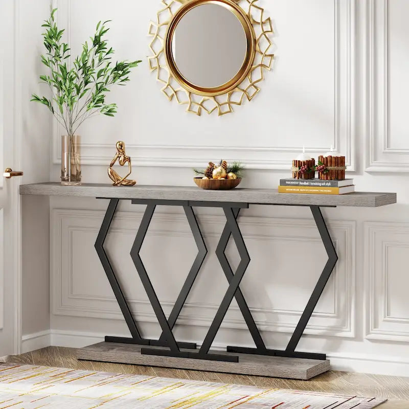 Long Sofa Console Table for Entryway,Hallway Accent Tables