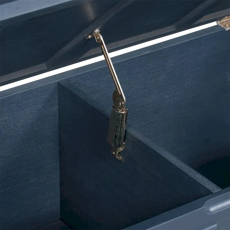 Rangement multifonctionnel en bois massif pour entrée