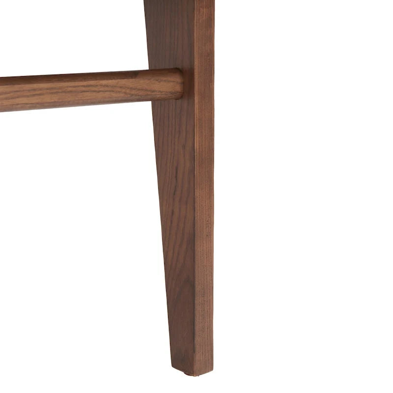 Esszimmerstühle aus geflochtenem Seil, handgeflochtene Polsterstühle mit Holzgestell
