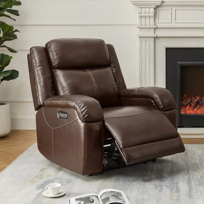 Sillones reclinables eléctricos con reposacabezas eléctrico y puertos de carga