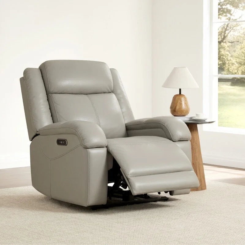 Sillones reclinables eléctricos con reposacabezas eléctrico y puertos de carga