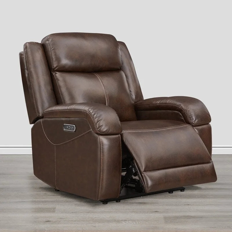 Sillones reclinables eléctricos con reposacabezas eléctrico y puertos de carga