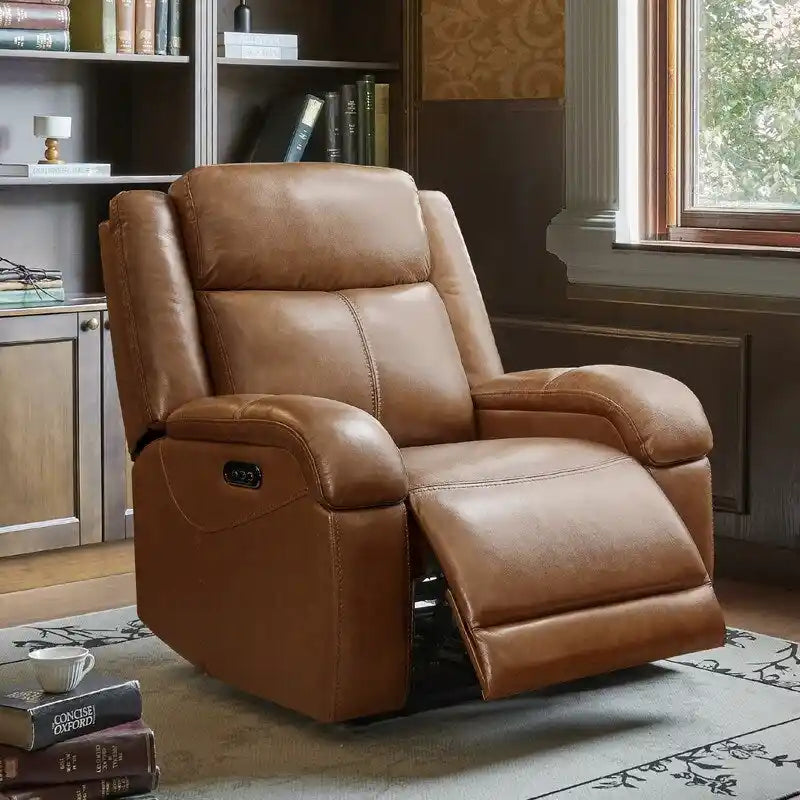 Sillones reclinables eléctricos con reposacabezas eléctrico y puertos de carga