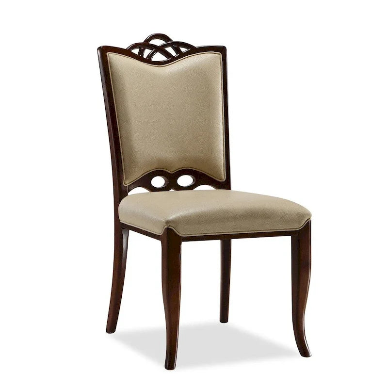 Palace Leather Dining Chairs (Set of 2)