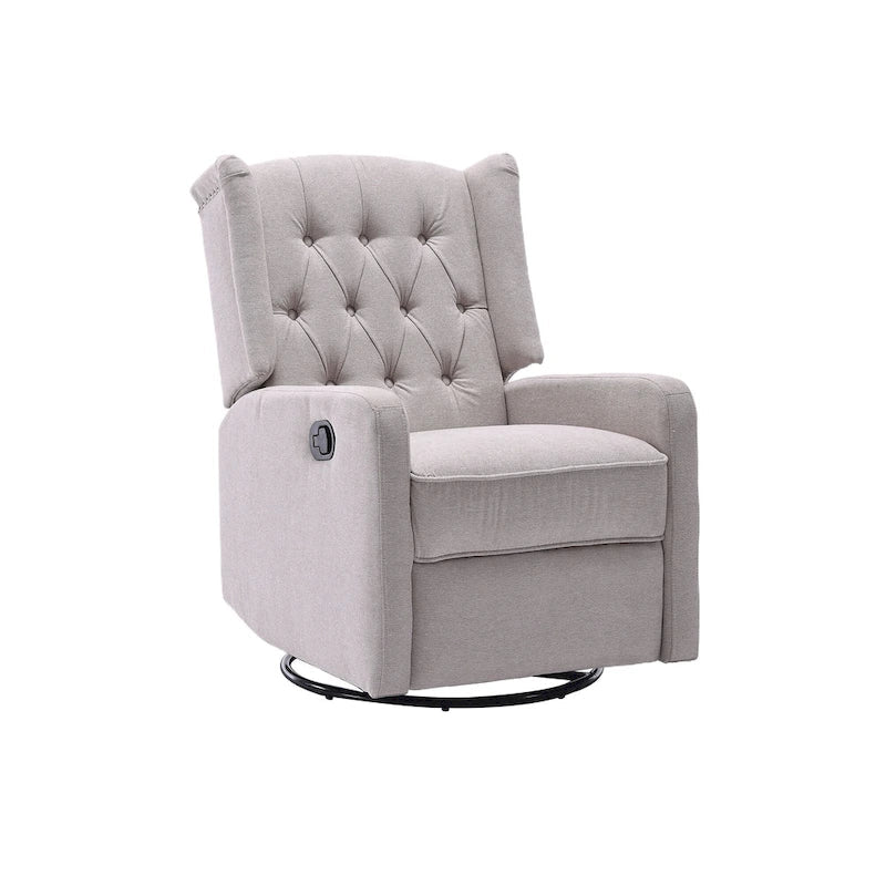 Sillón reclinable giratorio y mecedor para dormitorio y sala de estar