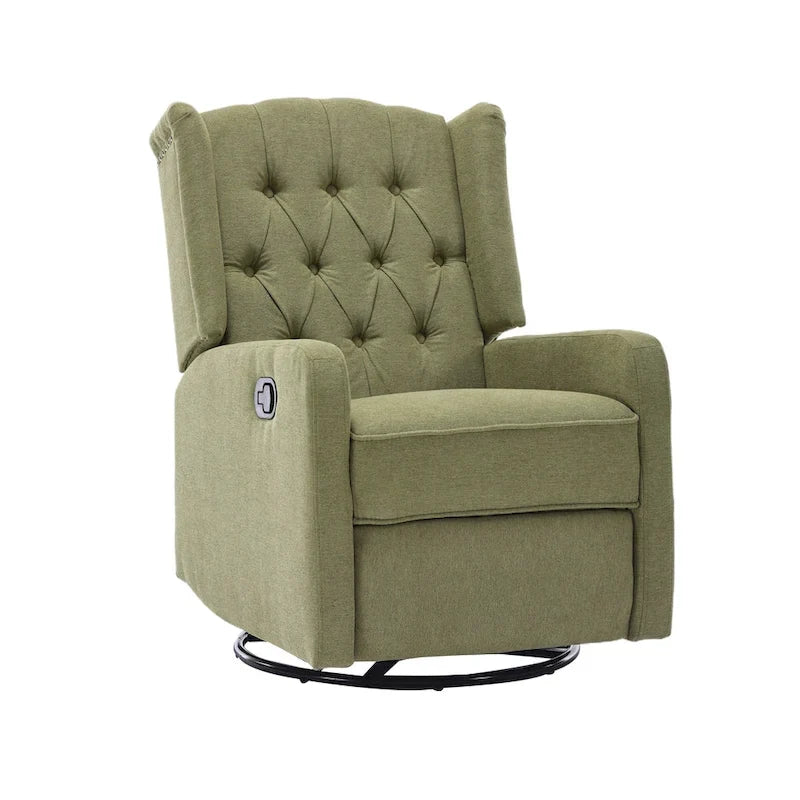 Sillón reclinable giratorio y mecedor para dormitorio y sala de estar
