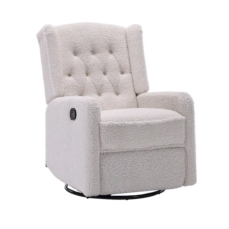 Sillón reclinable giratorio y mecedor para dormitorio y sala de estar