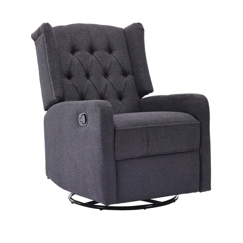 Sillón reclinable giratorio y mecedor para dormitorio y sala de estar